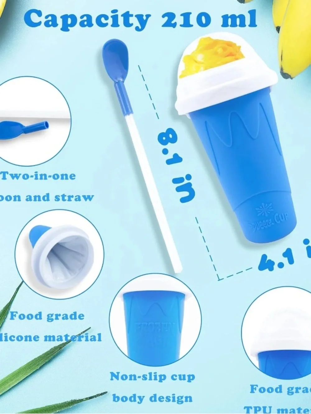 Slushie Maker Cup - 3 pc NEW in Box